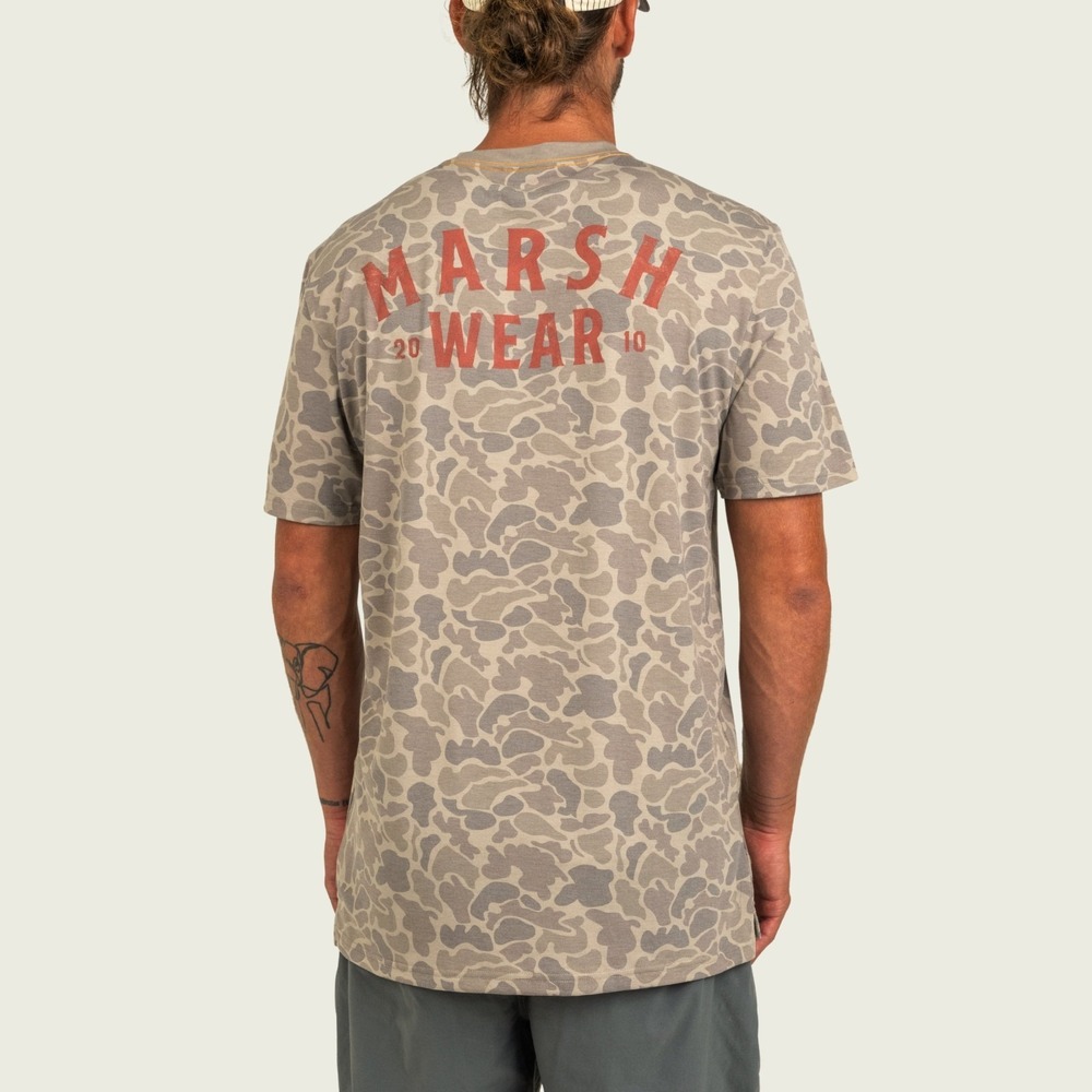 Marsh Wear Men's Sackhouse Hagood Short Sleeve Shirt Khaki Mallard Camo Sz 2XL - Picture 4 of 4